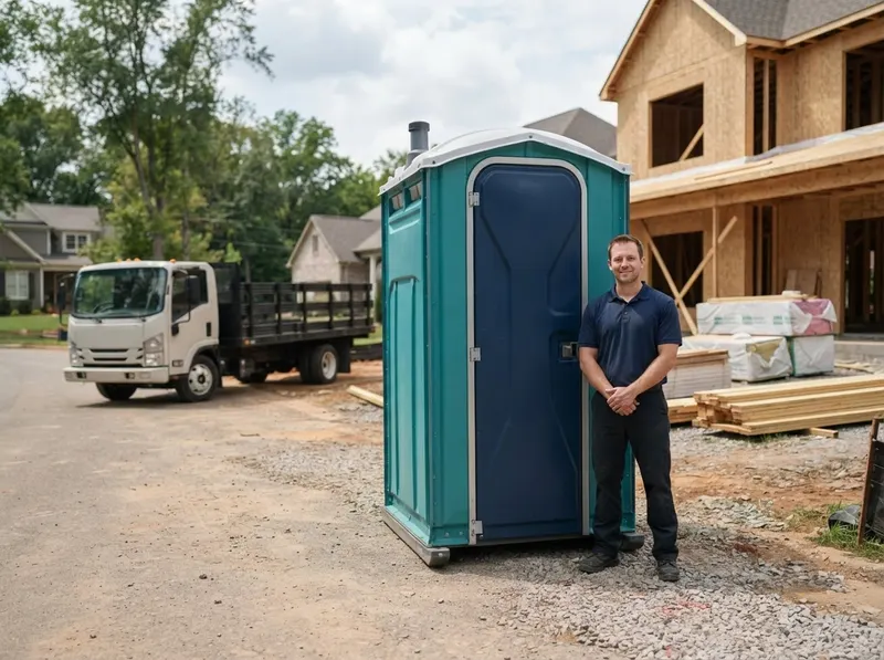 High-Rise and Heavy Framing Mobile Restroom in Brentwood, TN